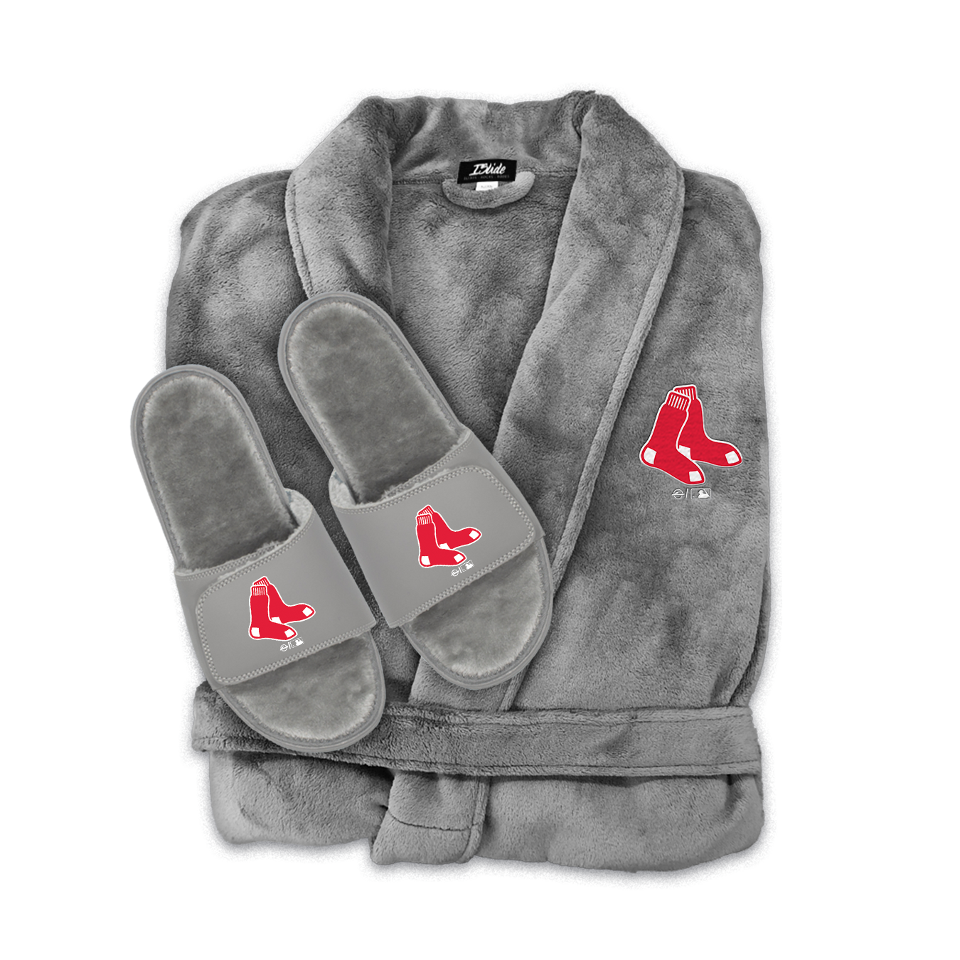 Boston Red Sox Boss Robe Slide Bundle