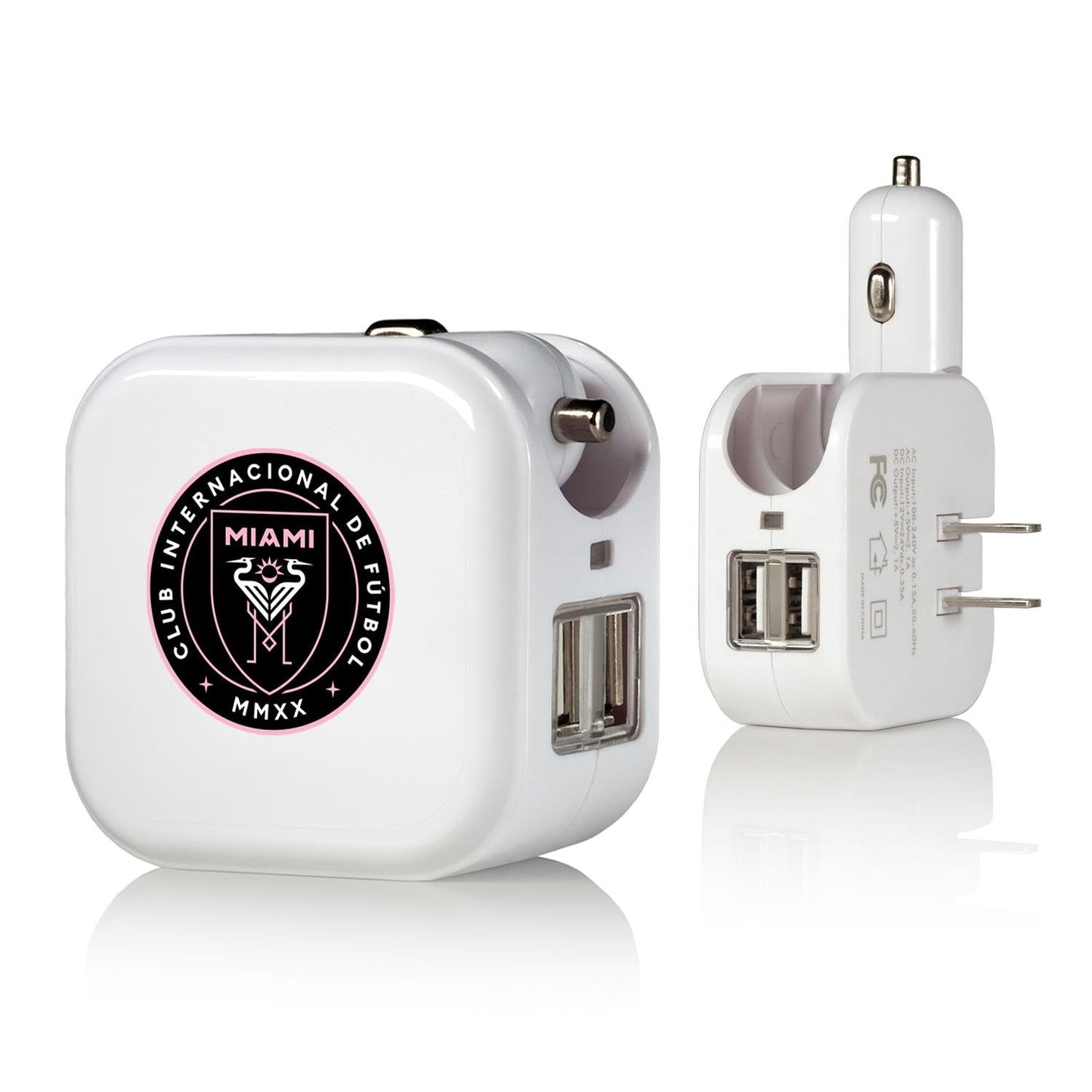 Inter Miami CF Insignia 2 in 1 USB Charger