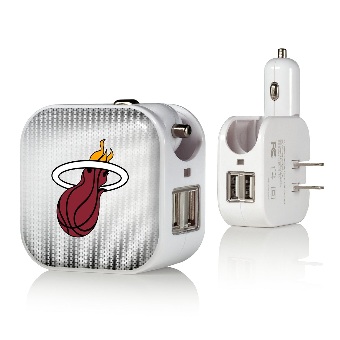 Miami Heat Linen 2 in 1 USB Charger