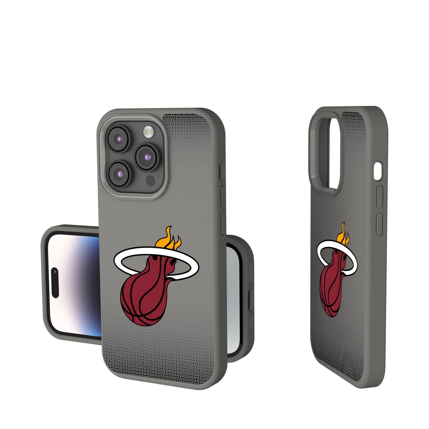 Miami Heat Linen Soft Touch Phone Case