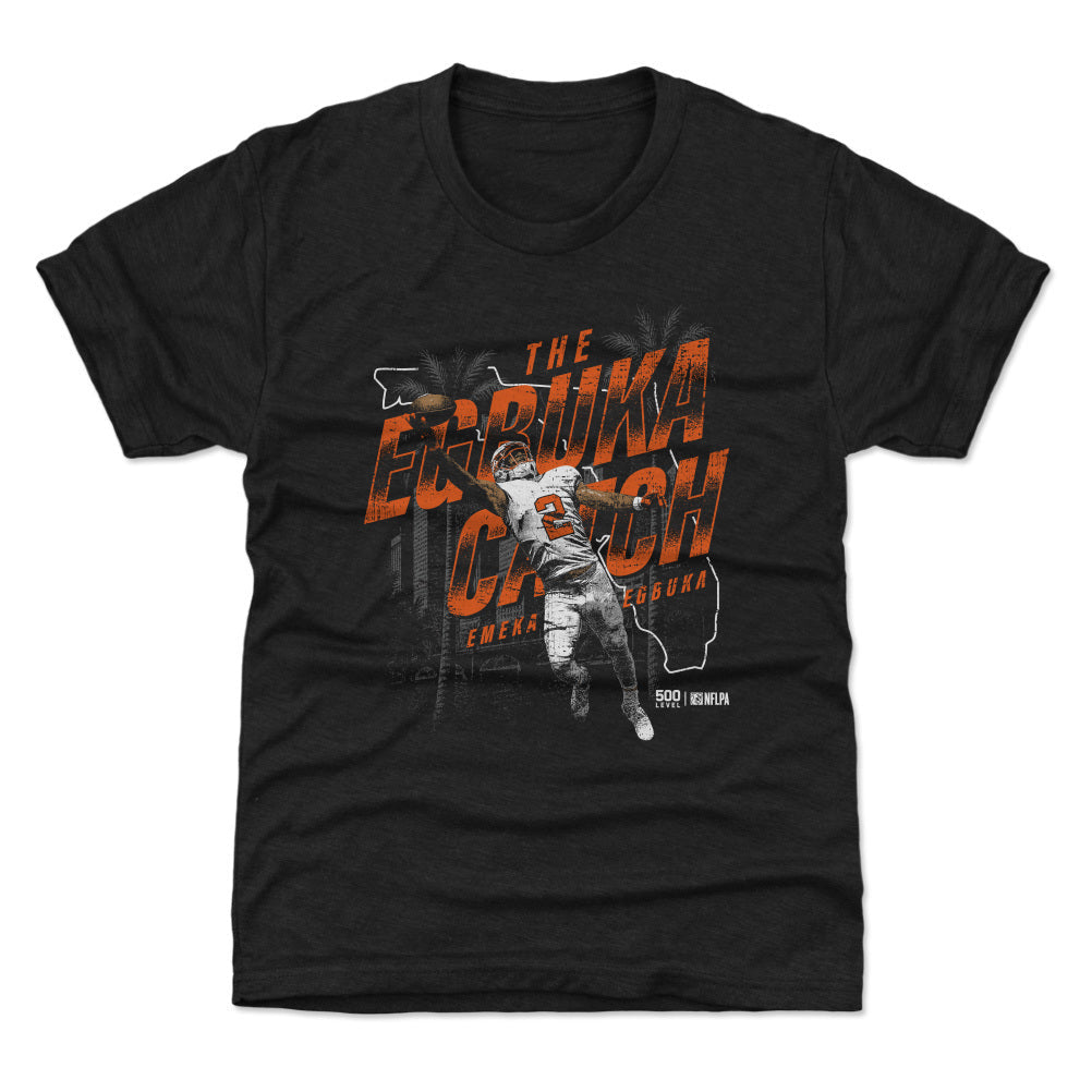 Emeka Egbuka Tampa Bay One-Handed Catch Youth T-Shirt - Black WHT