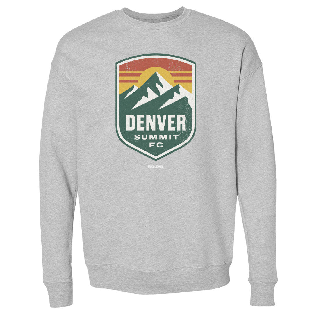 Denver Summit FC Vintage Primary Logo Gray WHT