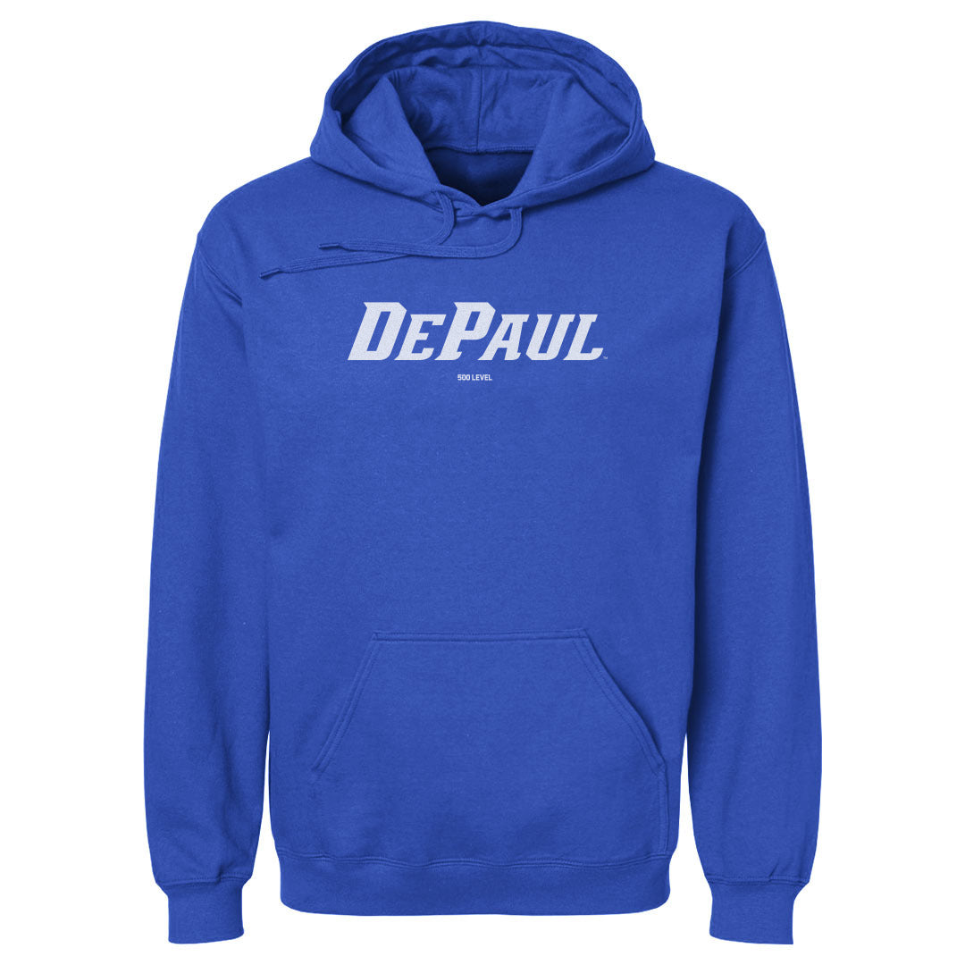 DePaul Blue Demons Wordmark White WHT
