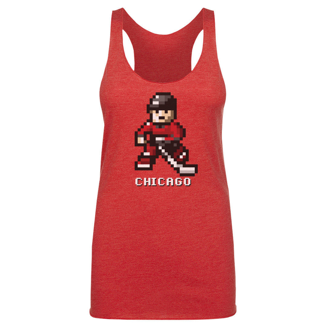 Chicago Hockey 8-bit WHT