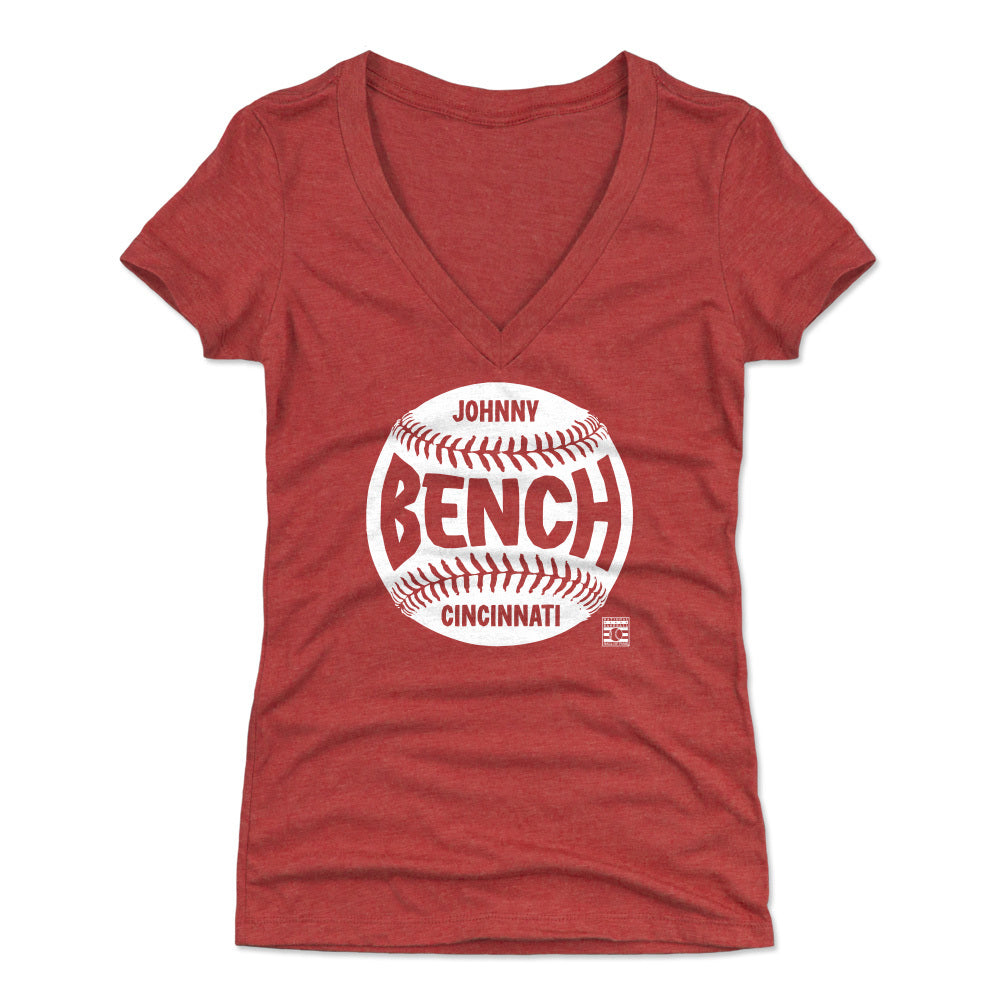 Johnny Bench Cincinnati Baseball WHT
