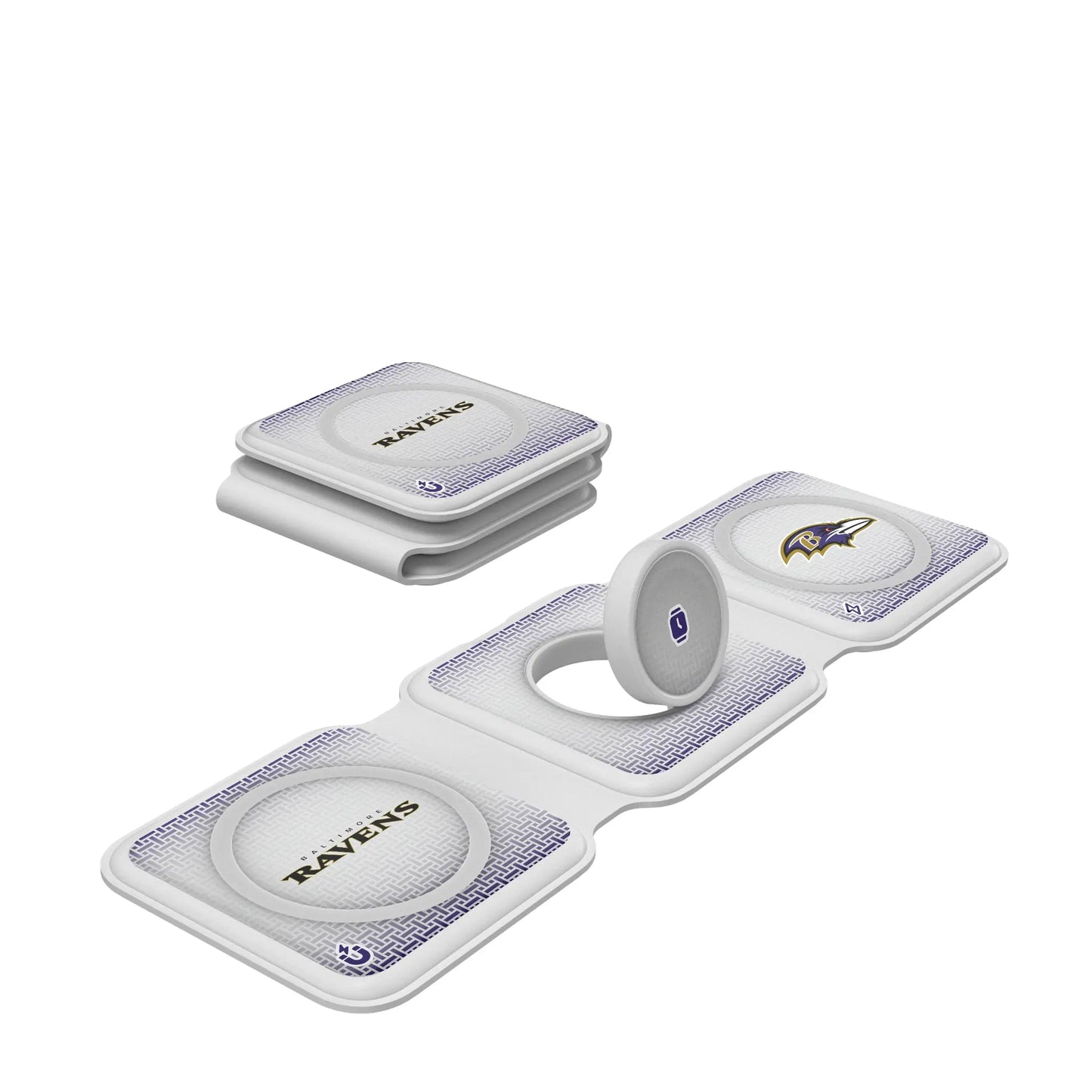 Baltimore Ravens Linen Foldable 3 in 1 Charger