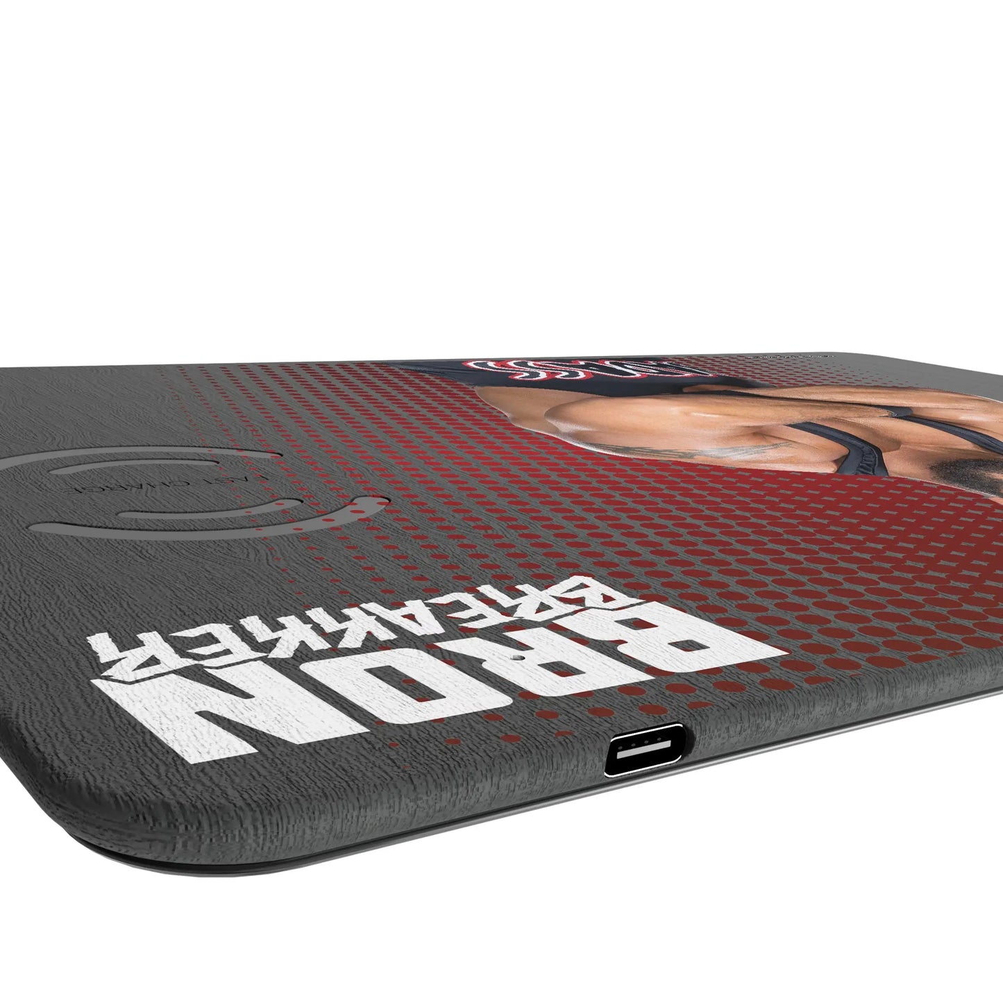 Bron Breakker Superstar 15-Watt Wireless Charger and Mouse Pad