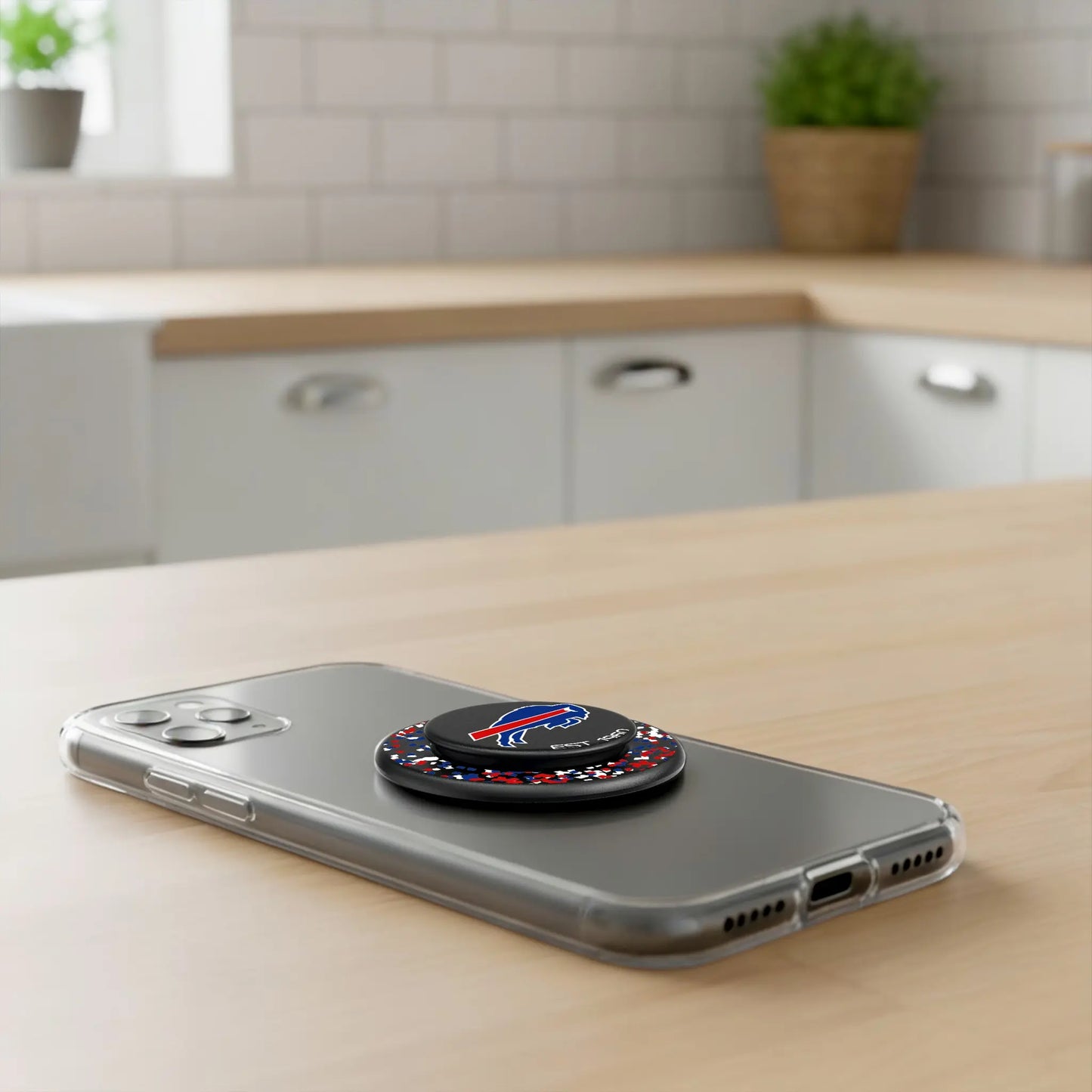 Buffalo Bills Confetti PopSockets Magnetic Phone Grip and Stand