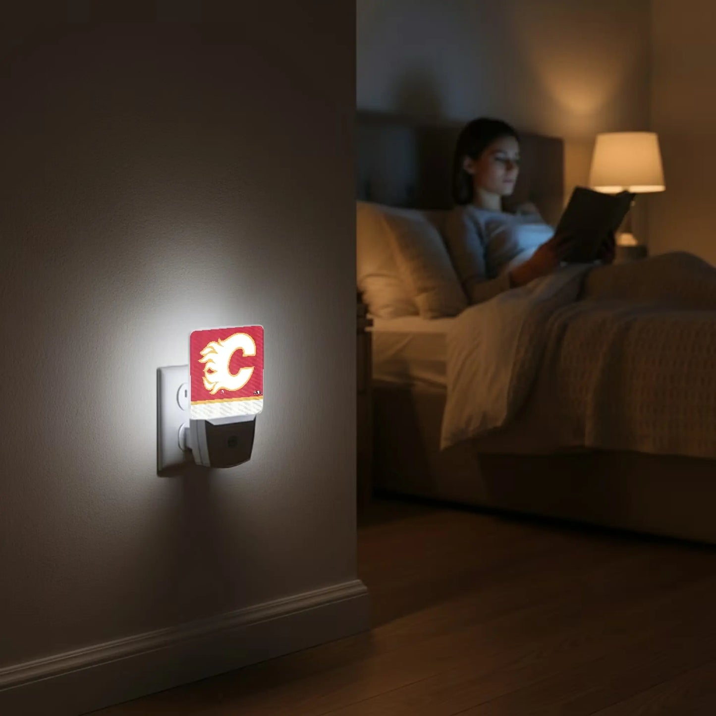 Calgary Flames Stripe Night Light 2-Pack