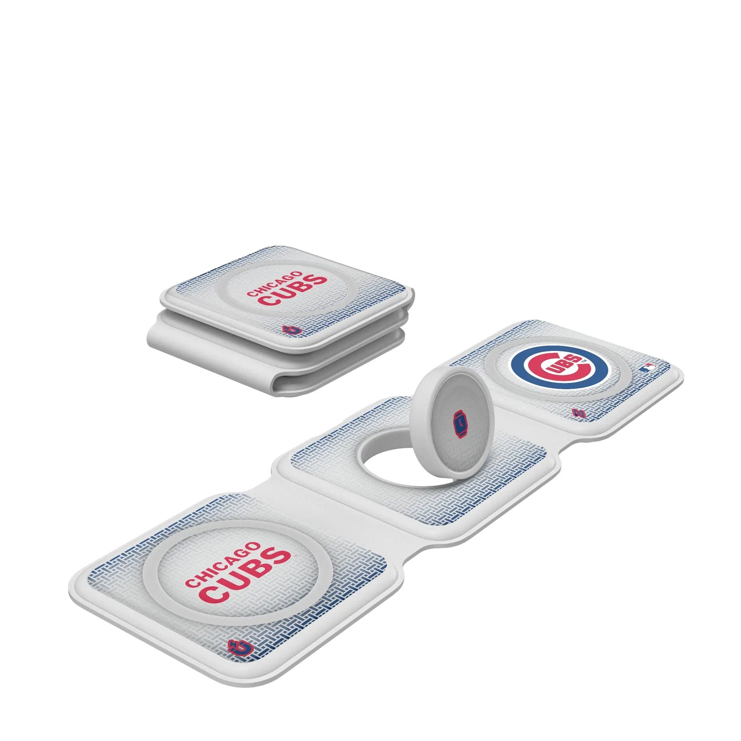 Chicago Cubs Linen Foldable 3 in 1 Charger