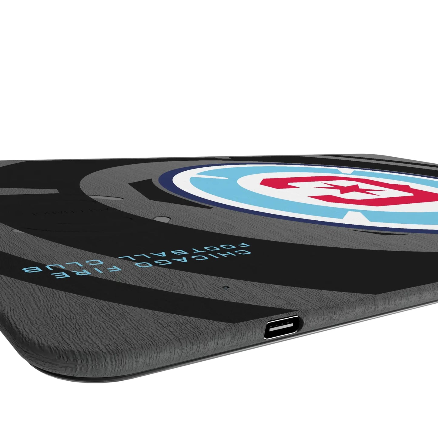 Chicago Fire Monocolor Tilt 15-Watt Wireless Charger and Mouse Pad