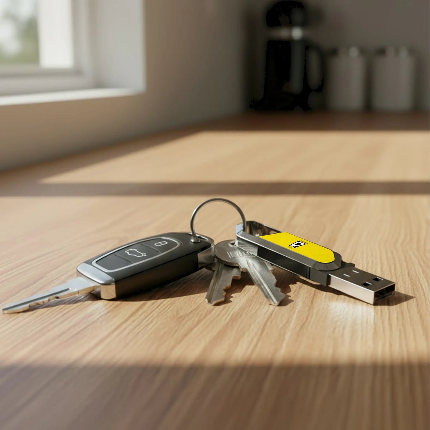 Columbus Crew Solid USB 64GB Clip Style Flash Drive