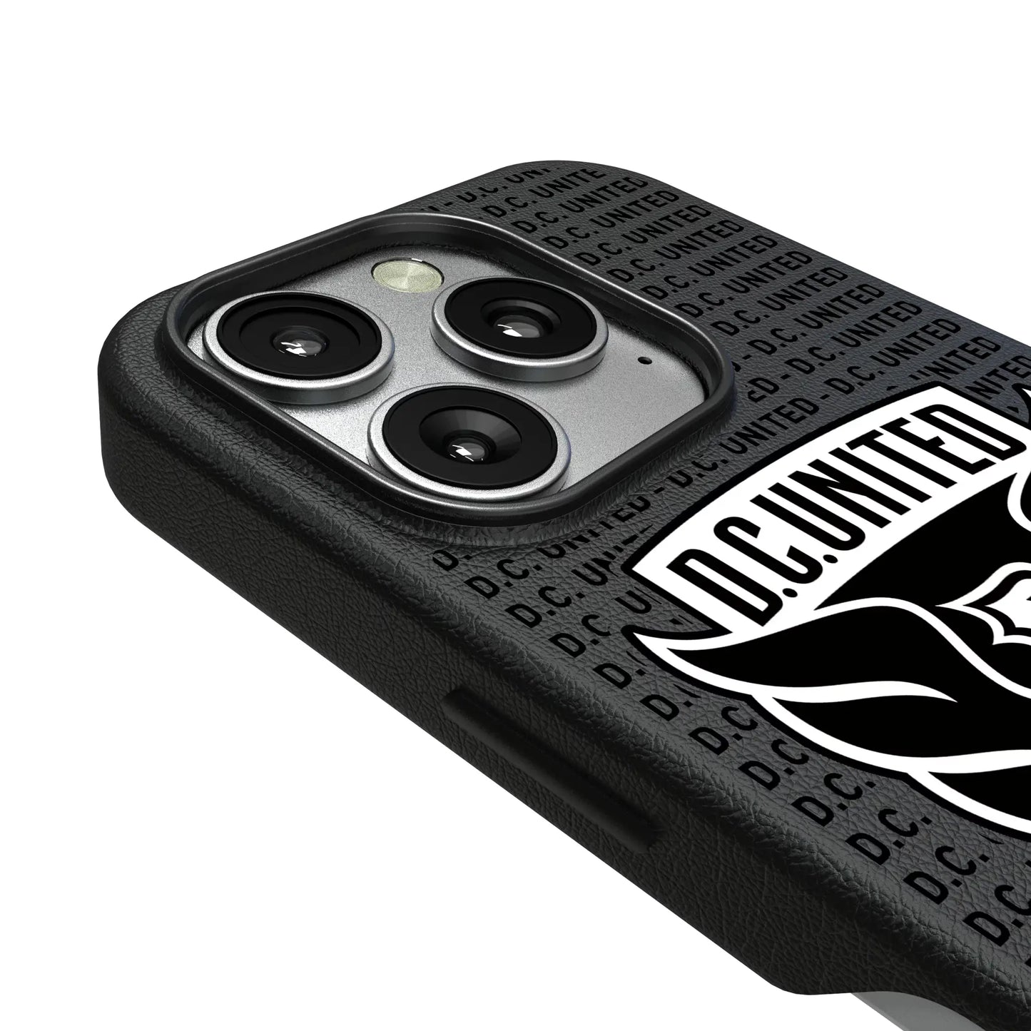 DC United Text Backdrop MagSafe Compatible Phone Case for Apple iPhone