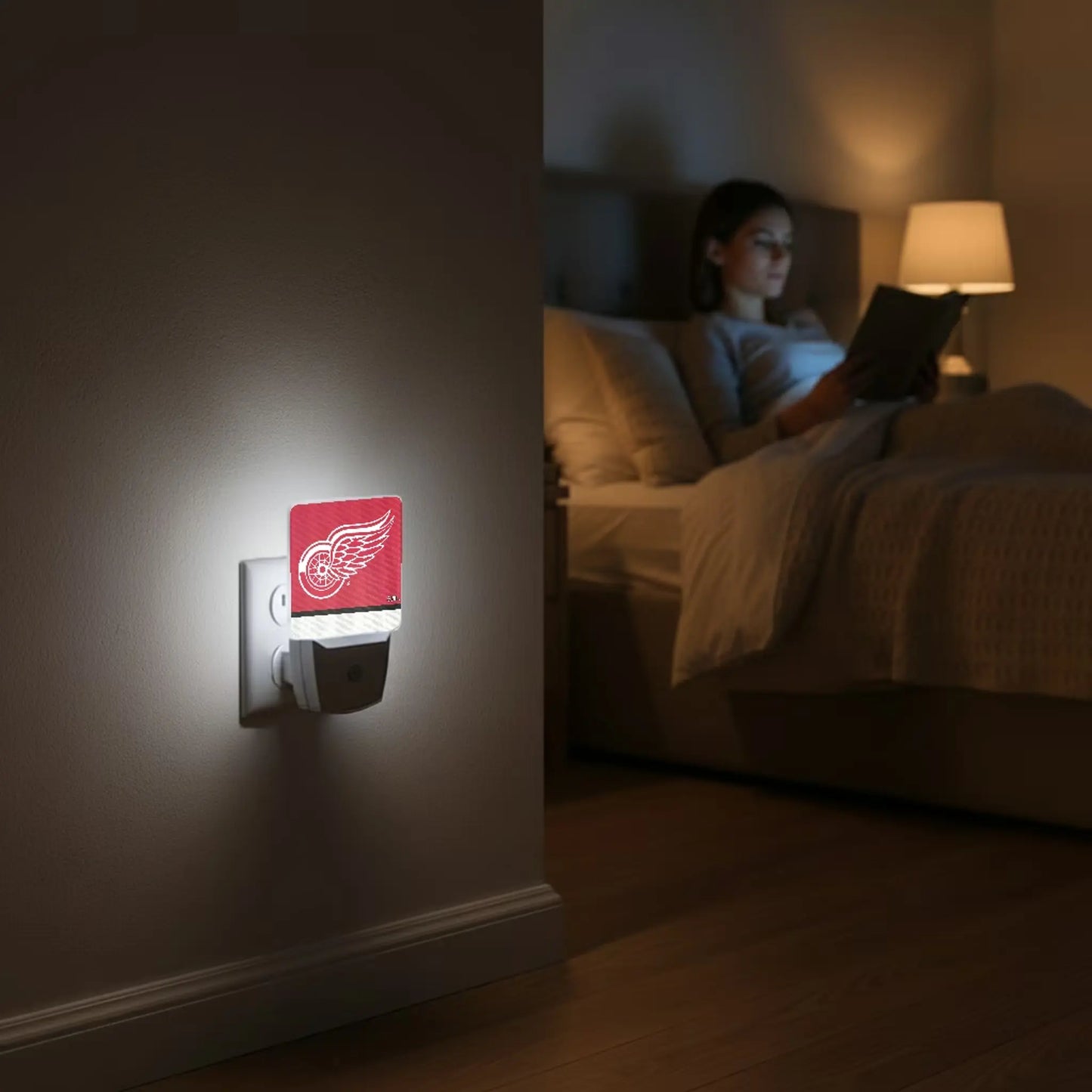 Detroit Red Wings Stripe Night Light 2-Pack