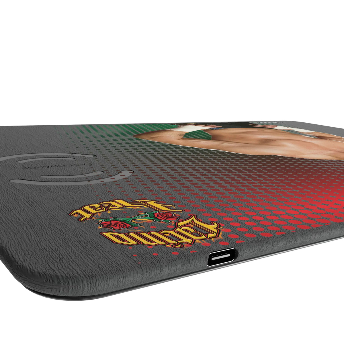 Eddie Guerrero Superstar 15-Watt Wireless Charger and Mouse Pad