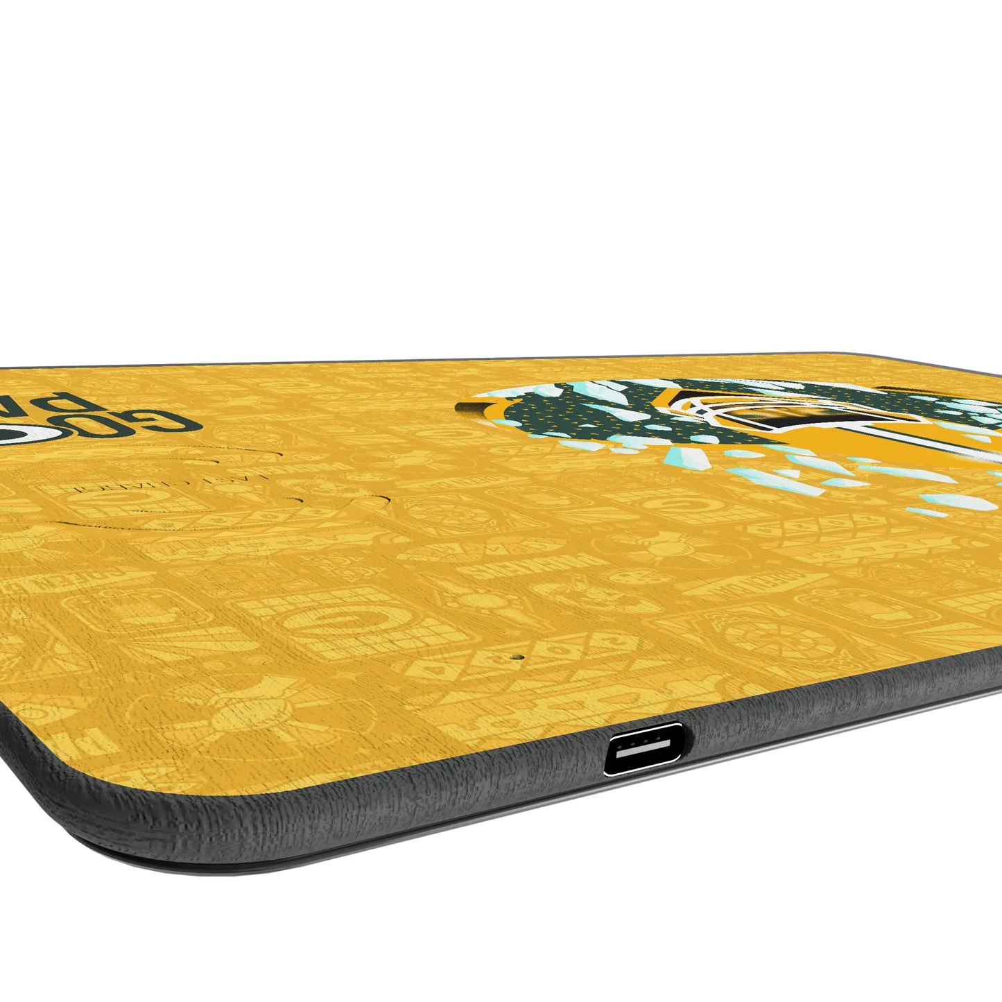 Green Bay Packers Deco 15-Watt Wireless Charger and Mouse Pad