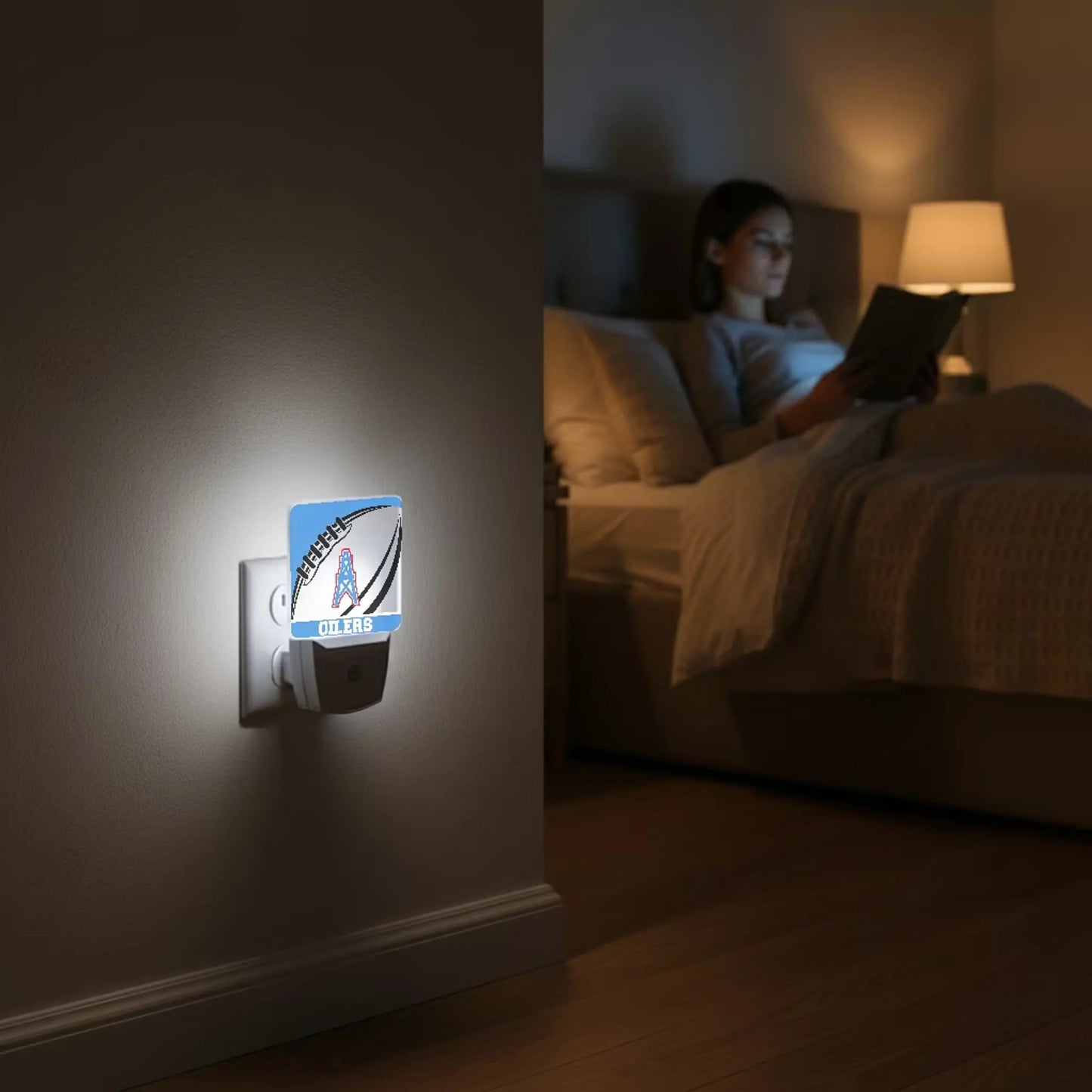 Houston Oilers Historic Collection Passtime Night Light 2-Pack