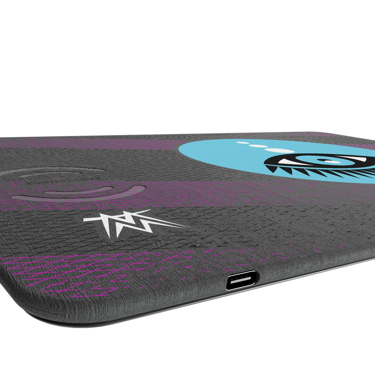 Liv Morgan Steel 15-Watt Wireless Charger and Mouse Pad