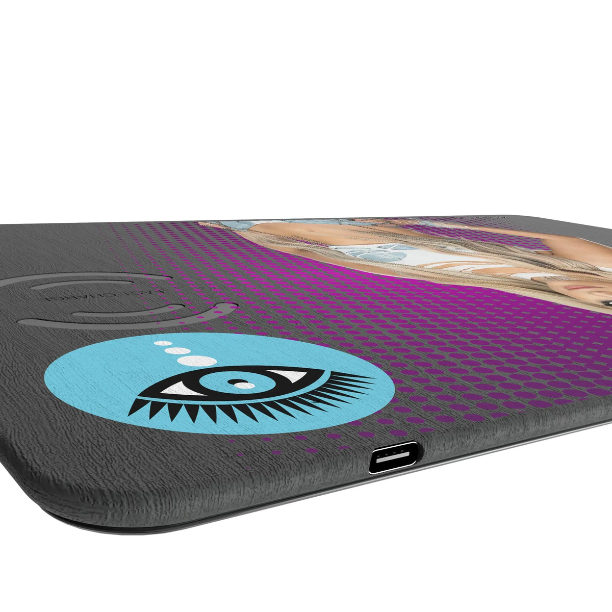 Liv Morgan Superstar 15-Watt Wireless Charger and Mouse Pad