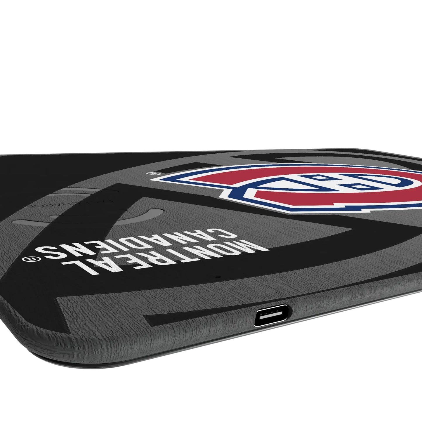 Montreal Canadiens Monocolor Tilt 15-Watt Wireless Charger and Mouse Pad