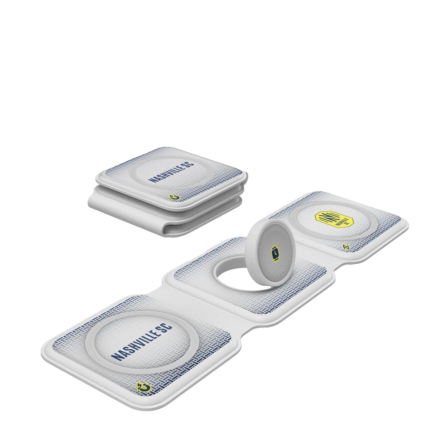 Nashville SC Linen Foldable 3 in 1 Charger