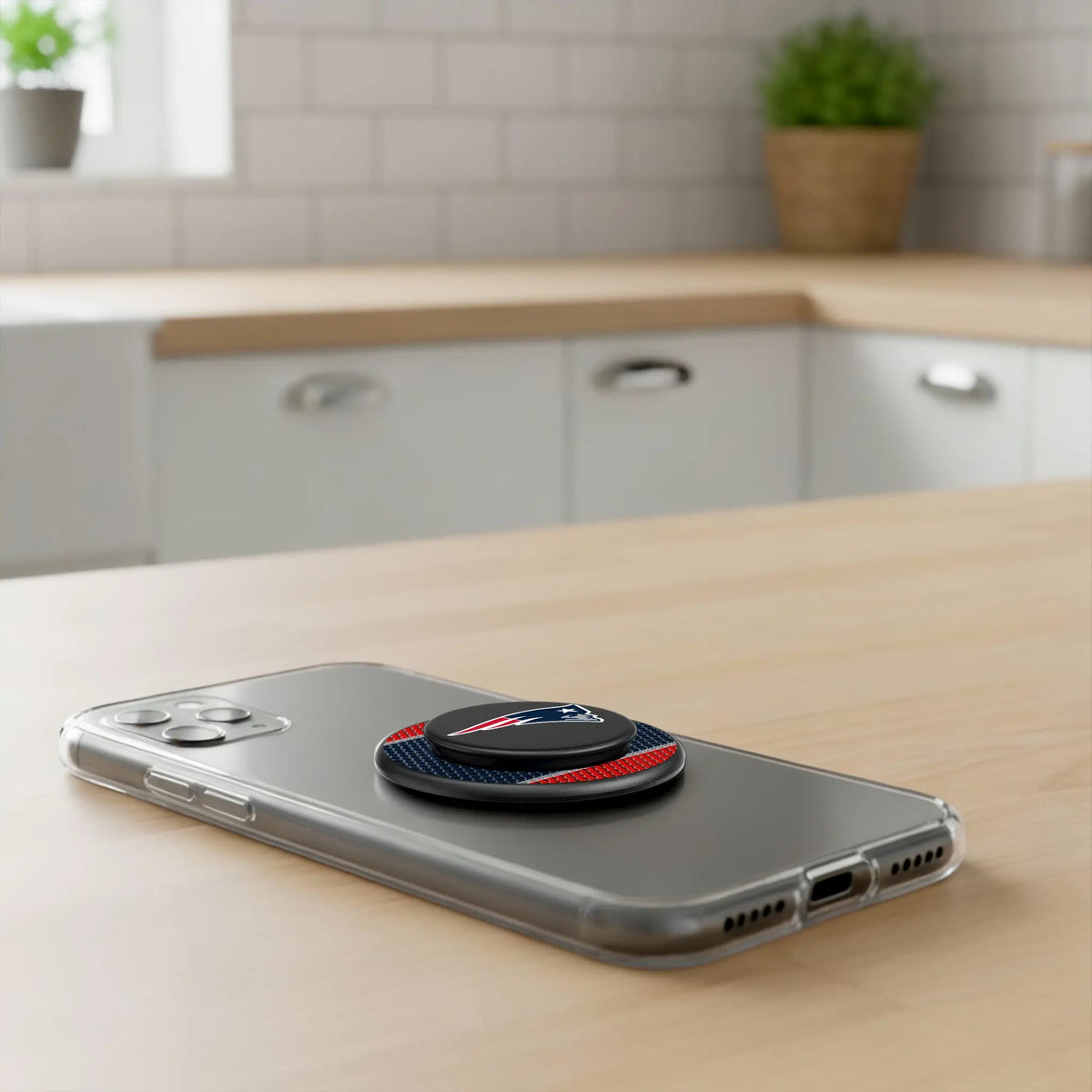 New England Patriots Mesh PopSockets Magnetic Phone Grip and Stand