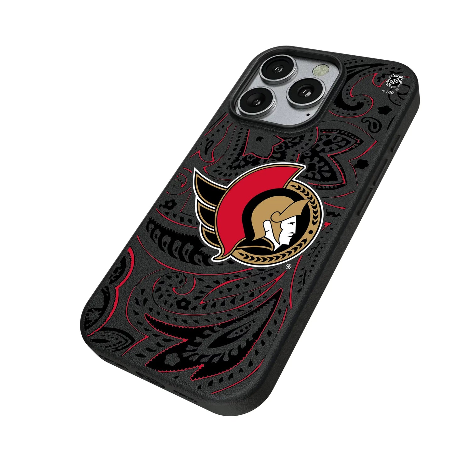 Ottawa Senators Paisley MagSafe Compatible Phone Case for Apple iPhone