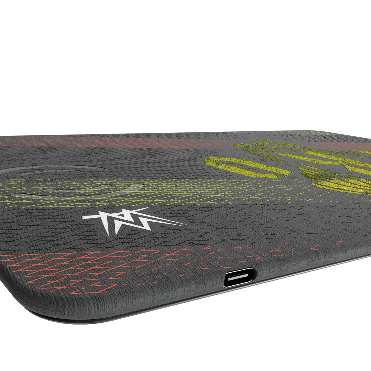 Randy Orton Steel 15-Watt Wireless Charger and Mouse Pad