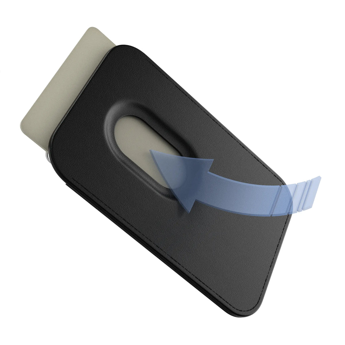 Tiffany Stratton Steel Black Magnetic Credit Card Wallet