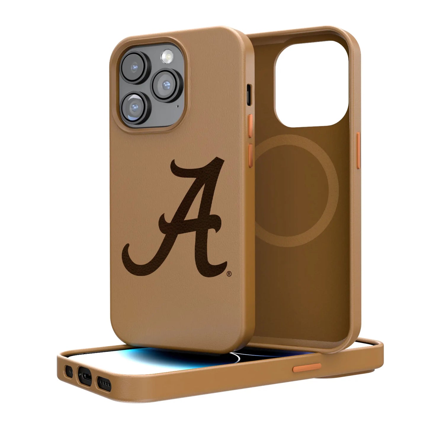 University of Alabama Crimson Tide Script A Burn MagSafe Compatible Phone Case for Apple iPhone 14 Series