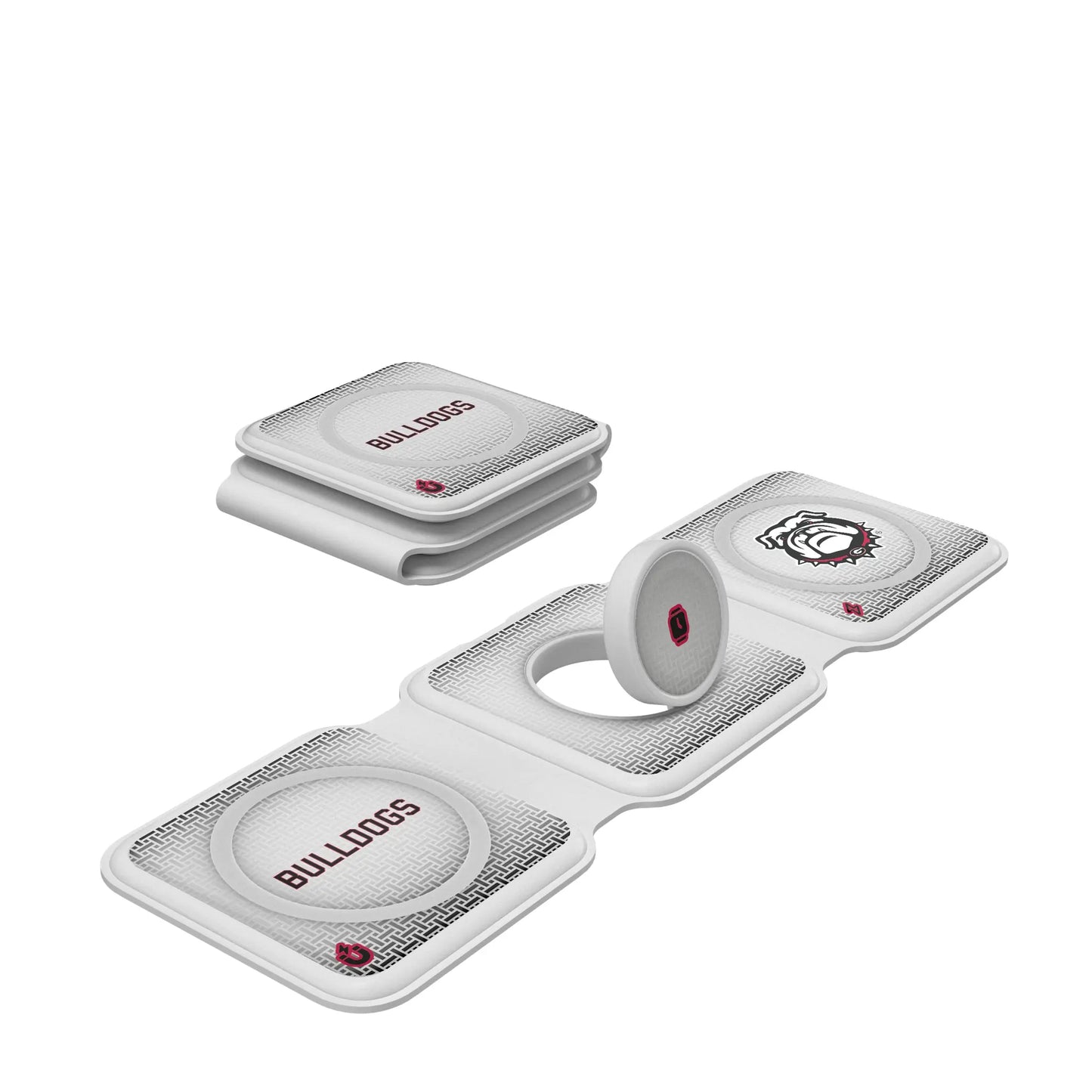 University of Georgia Bulldogs Uga Linen Foldable 3 in 1 Charger