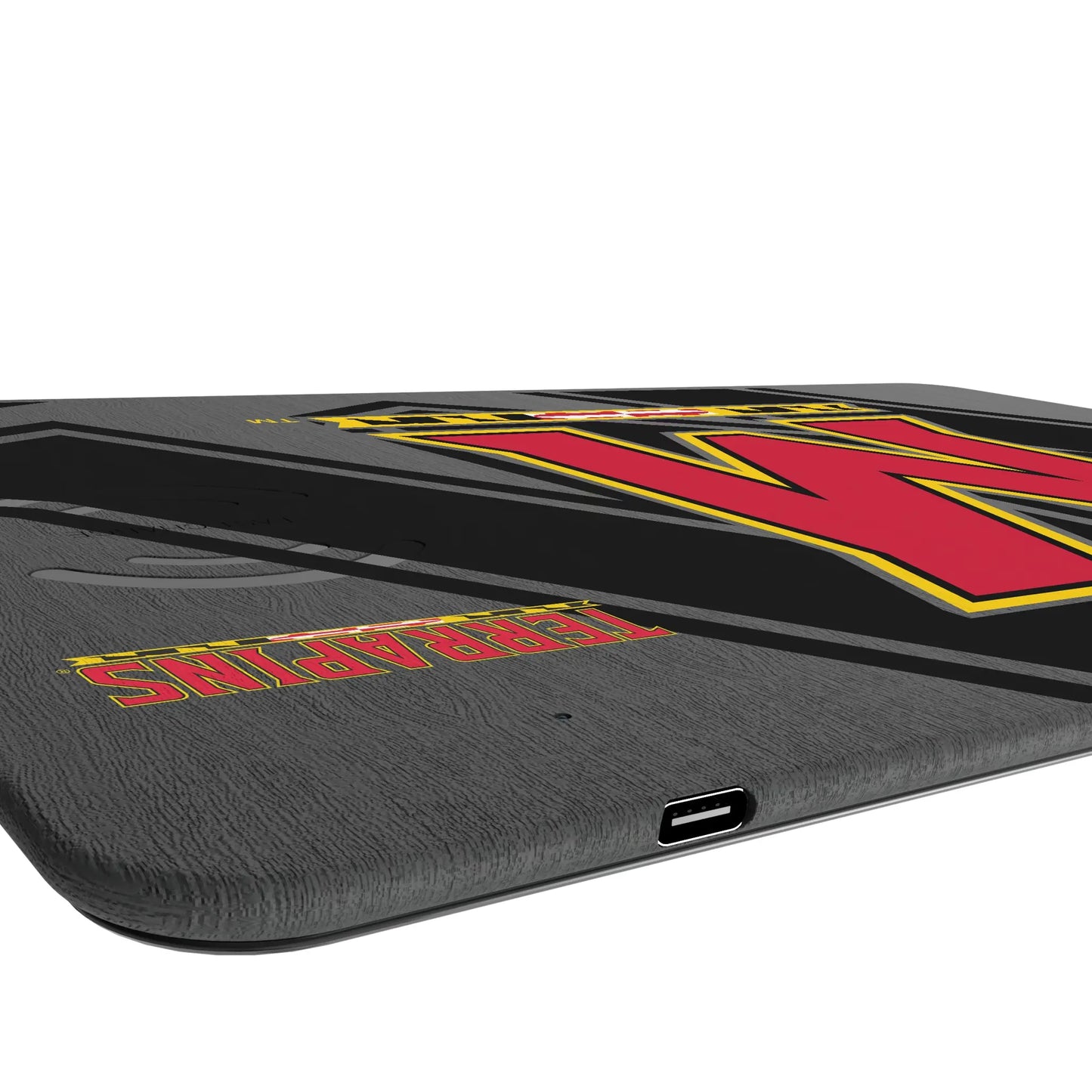 University of Maryland Terrapins Monocolor Tilt 15-Watt Wireless Charger and Mouse Pad