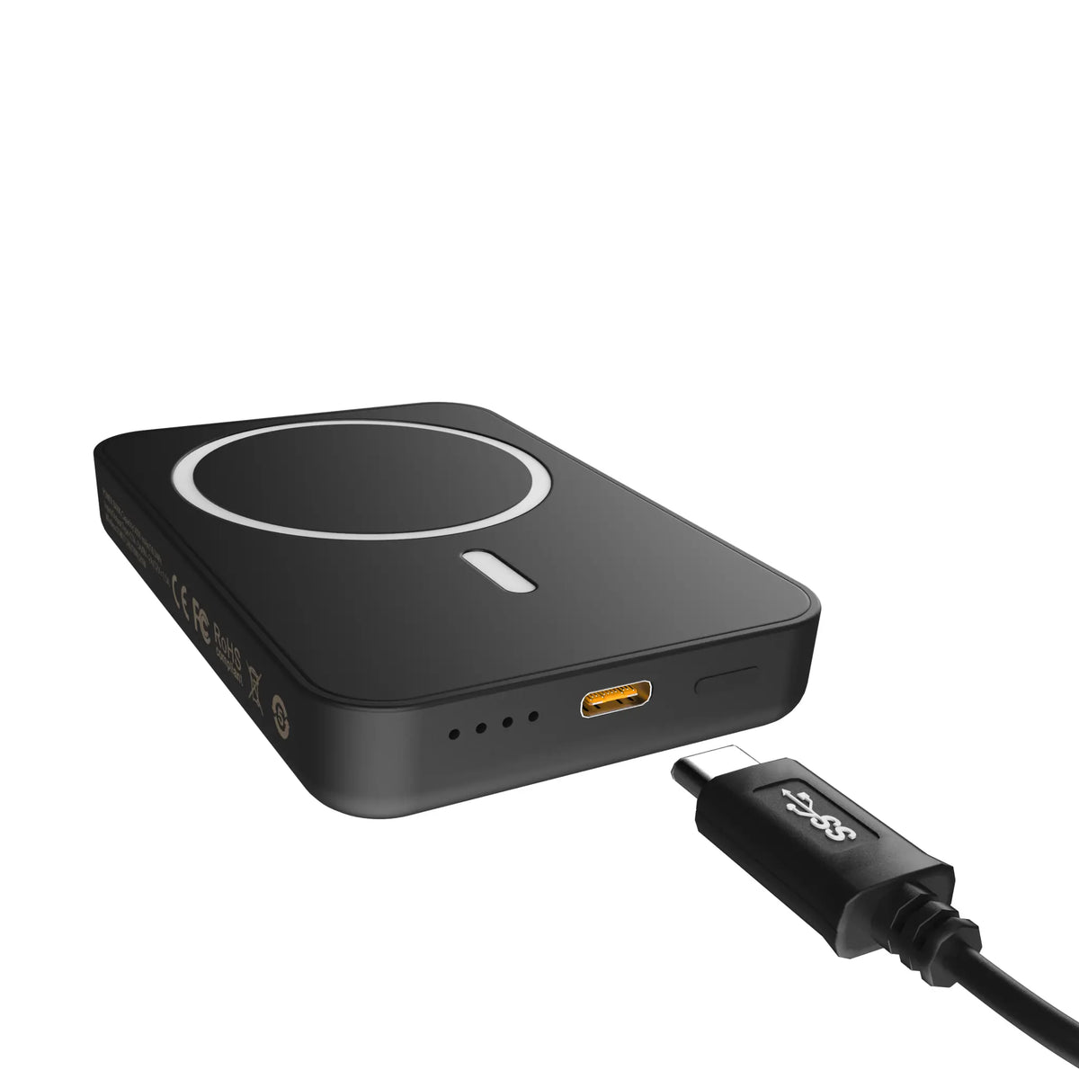 University of Michigan Wolverines Linen Wireless Mag Power Bank