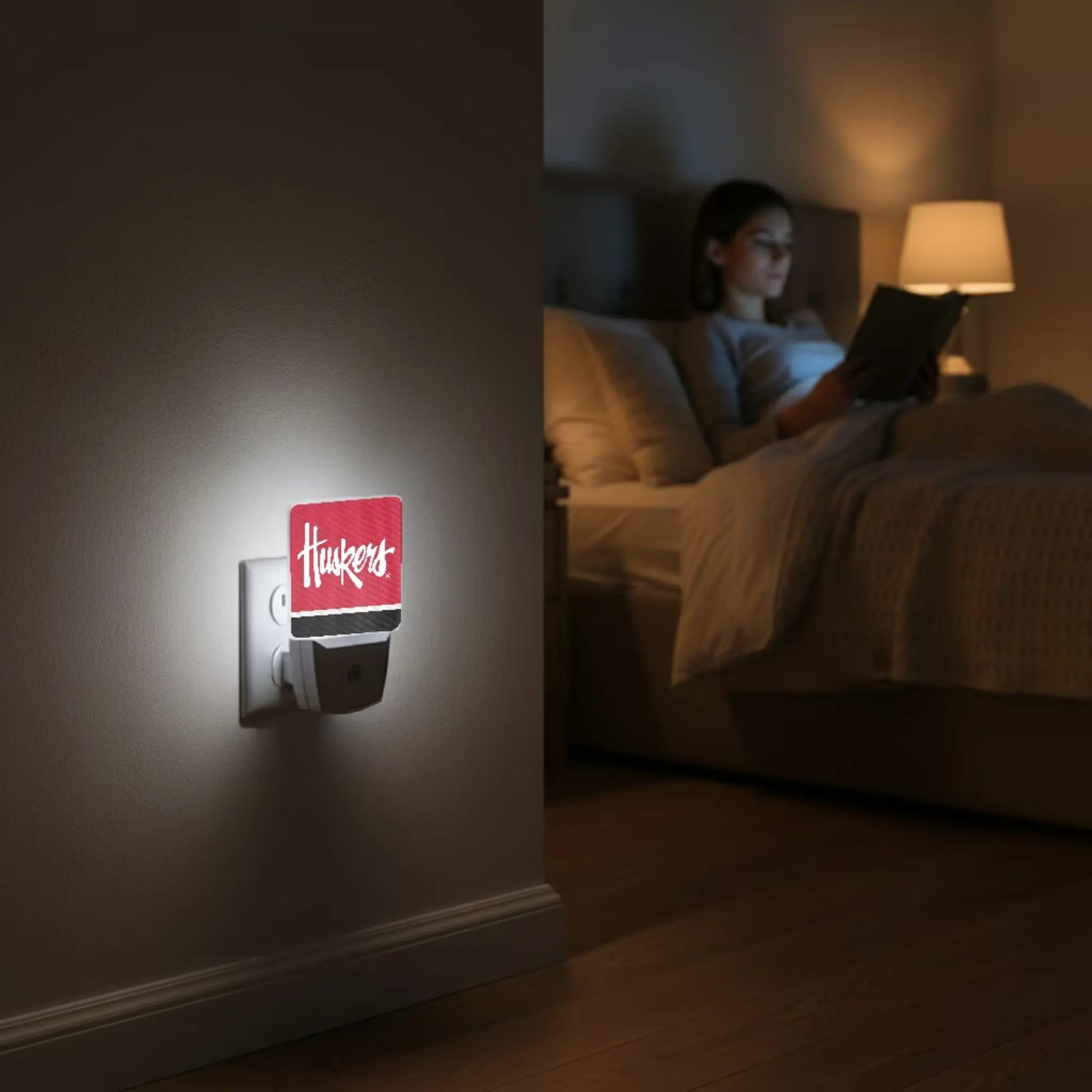 University of Nebraska Huskers Stripe Night Light 2-Pack