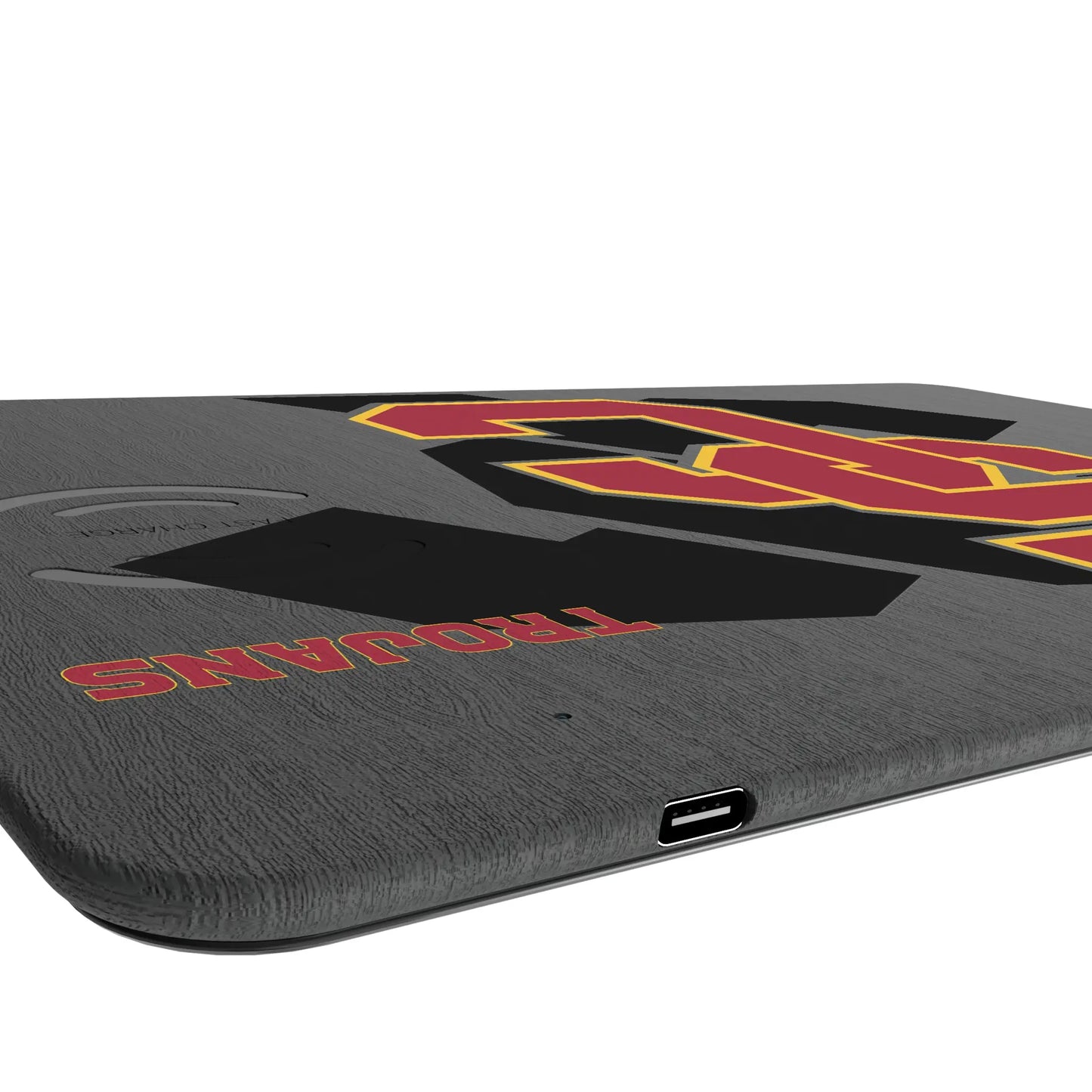 University of Southern California Trojans Monocolor Tilt 15-Watt Wireless Charger and Mouse Pad