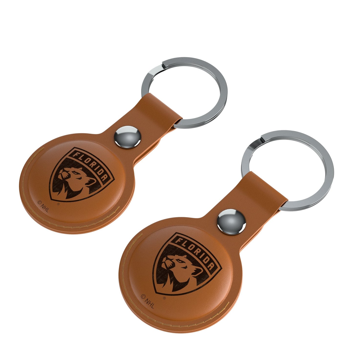 Florida Panthers Burn Brown Airtag Holder 2-Pack