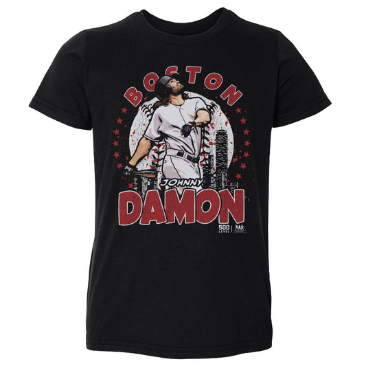 Johnny Damon Boston Gritty WHT