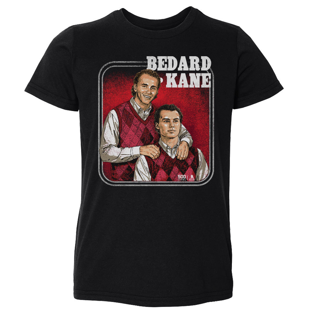 Connor Bedard & Patrick Kane Chicago Step Brothers WHT