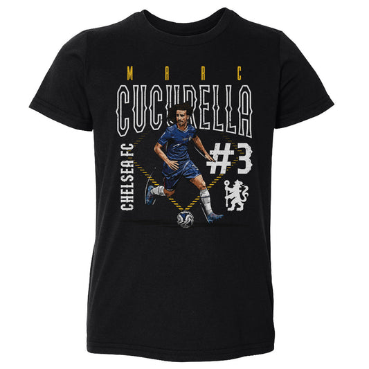 Marc Cucurella Chelsea FC Outline Number WHT