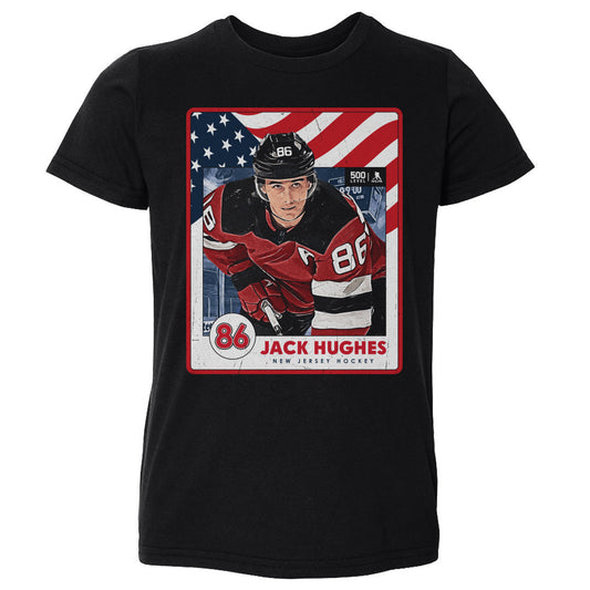 Jack Hughes New Jersey USA Card WHT