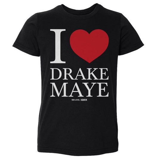 Drake Maye New England I Heart WHT