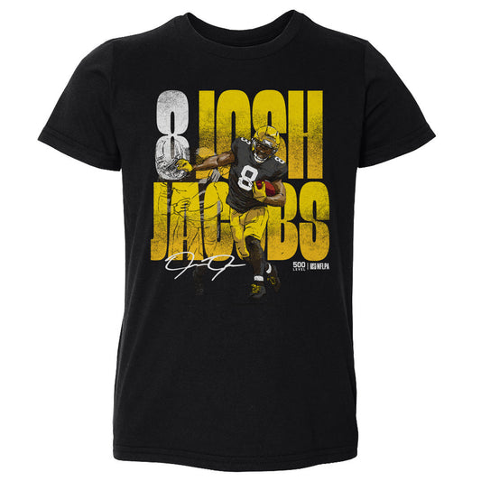 Josh Jacobs Green Bay Stiff Arm WHT