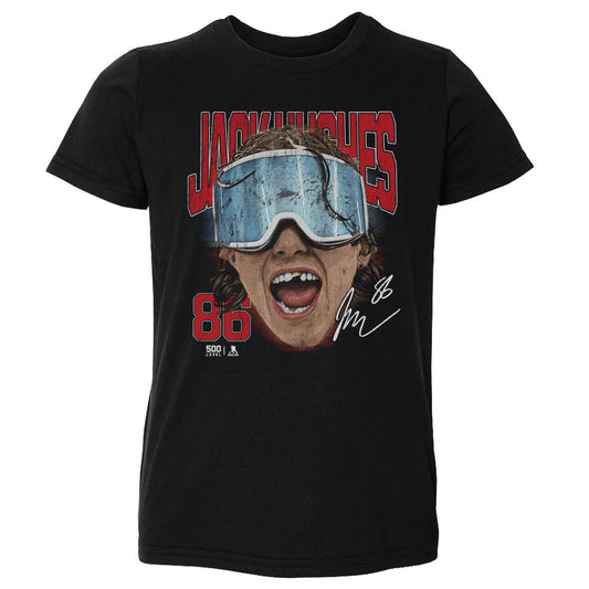 Jack Hughes New Jersey Goggles WHT