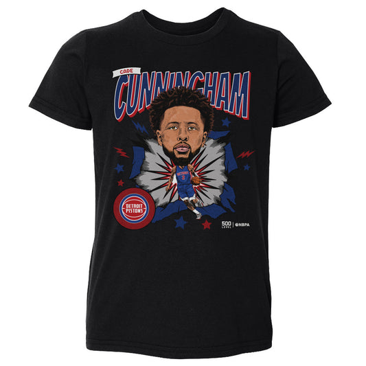 Cade Cunningham Detroit Pistons Caricature WHT