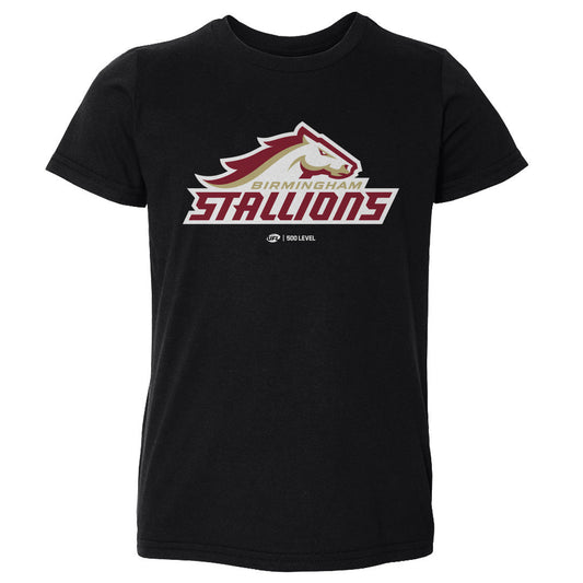 Birmingham Stallions Primary Logo WHT