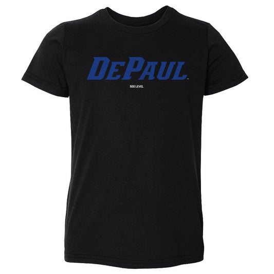 DePaul Blue Demons Wordmark Royal WHT
