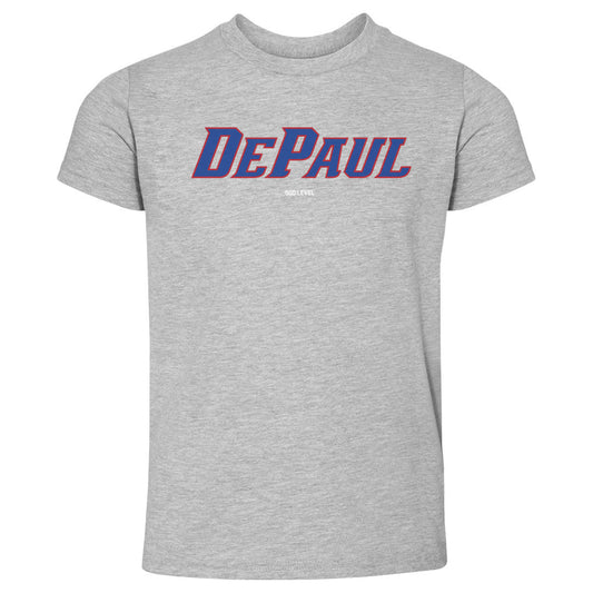 DePaul Blue Demons Wordmark WHT