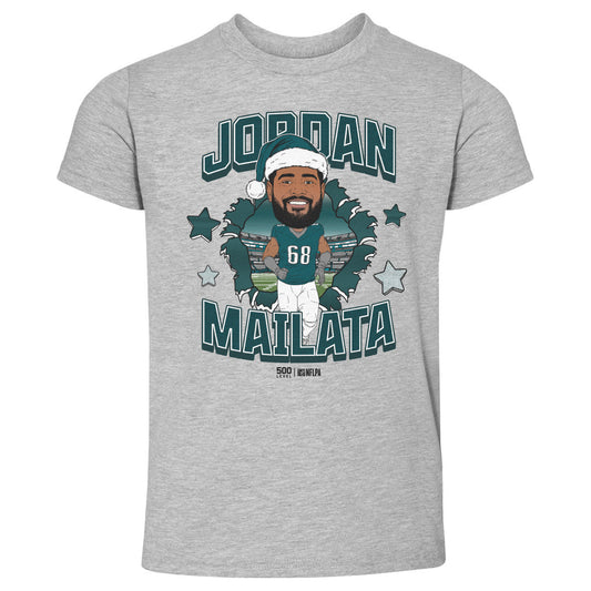 Jordan Mailata Philadelphia Santa Hat WHT
