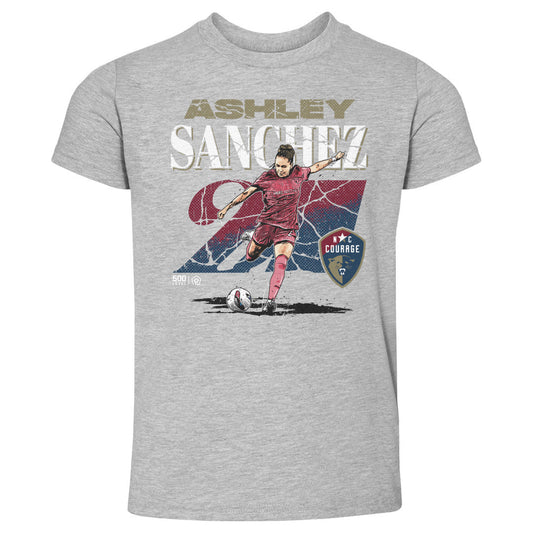 Ashley Sanchez North Carolina Courage Cracked Number WHT