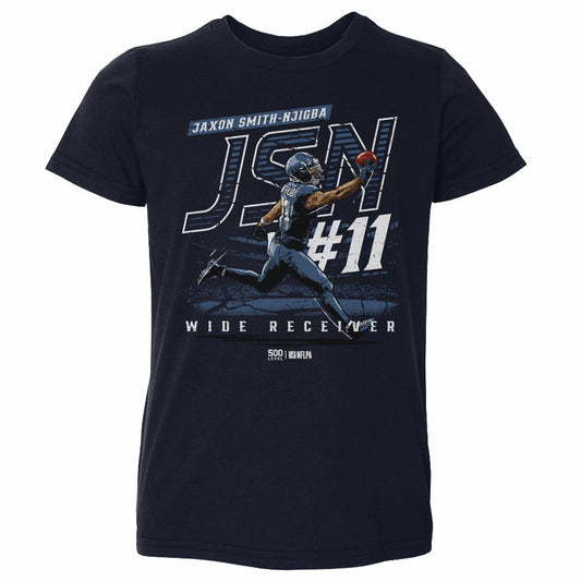 Jaxon Smith-Njigba Seattle JSN Initials WHT